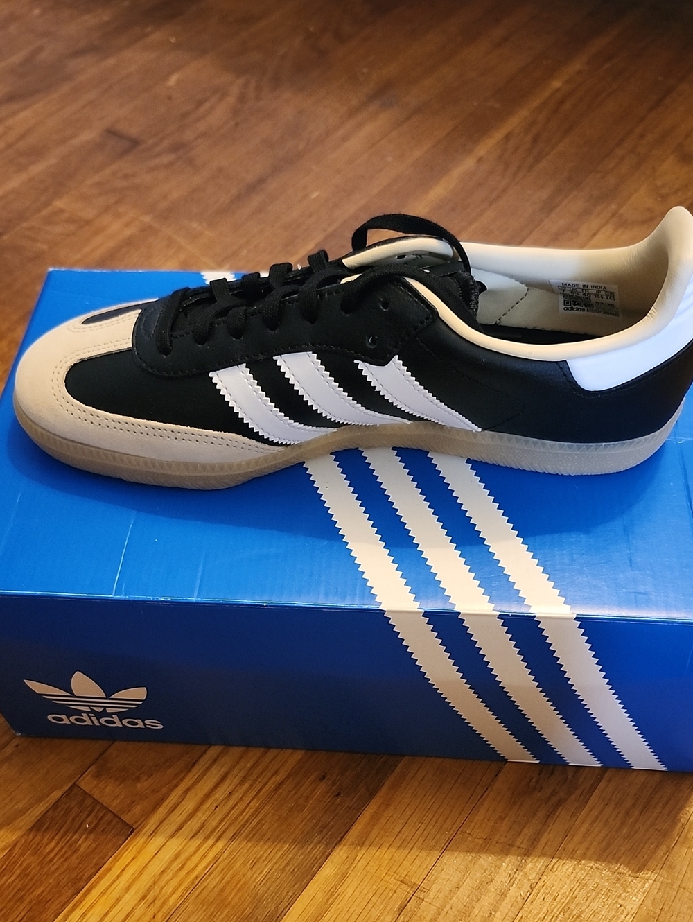 Adidas Samba Black and White Classic Low-Top Sneakers